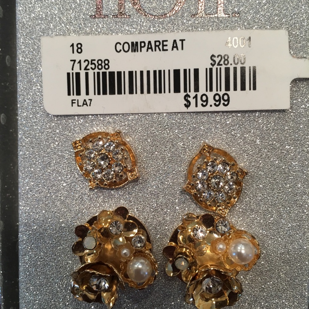 TWO PAIRS OF EARRINGS!!